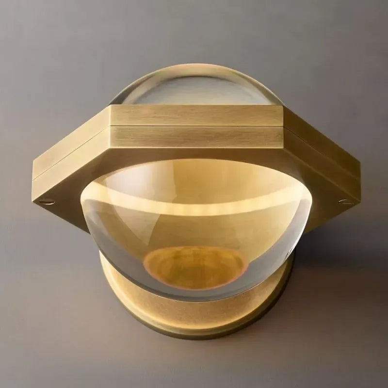 Eclatant Modern Crystal Ball Wall Sconce