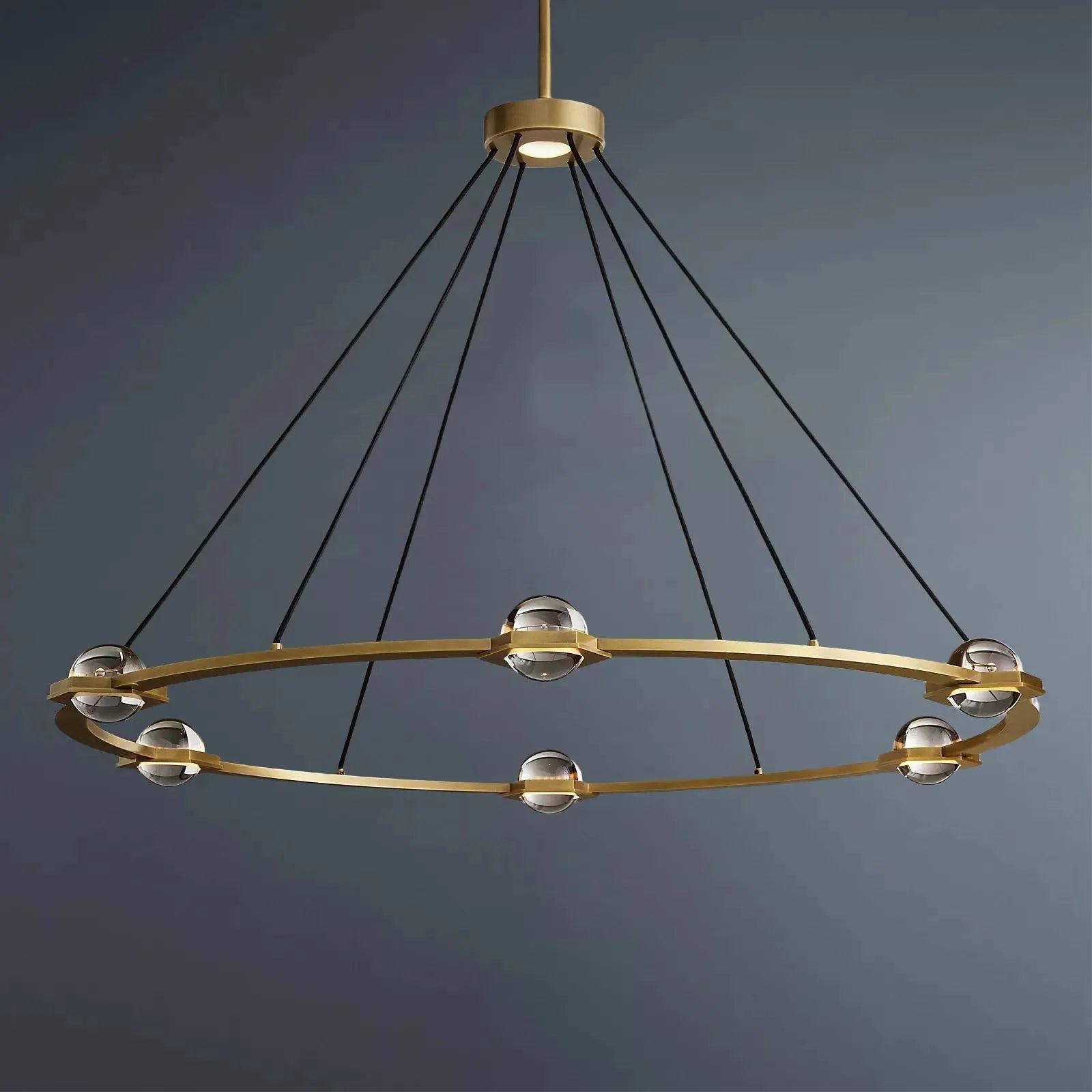 Eclatant Modern Crystal Round Chandelier 48"