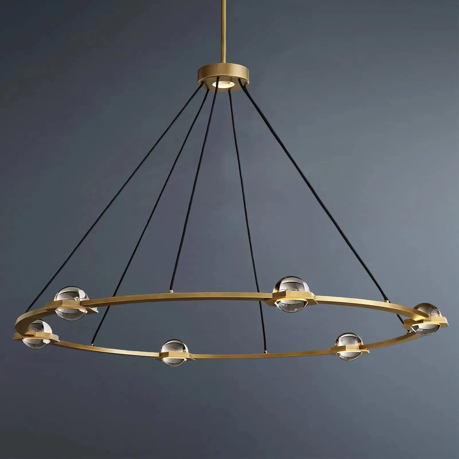 Eclatant Modern Crystal Round Chandelier 48"