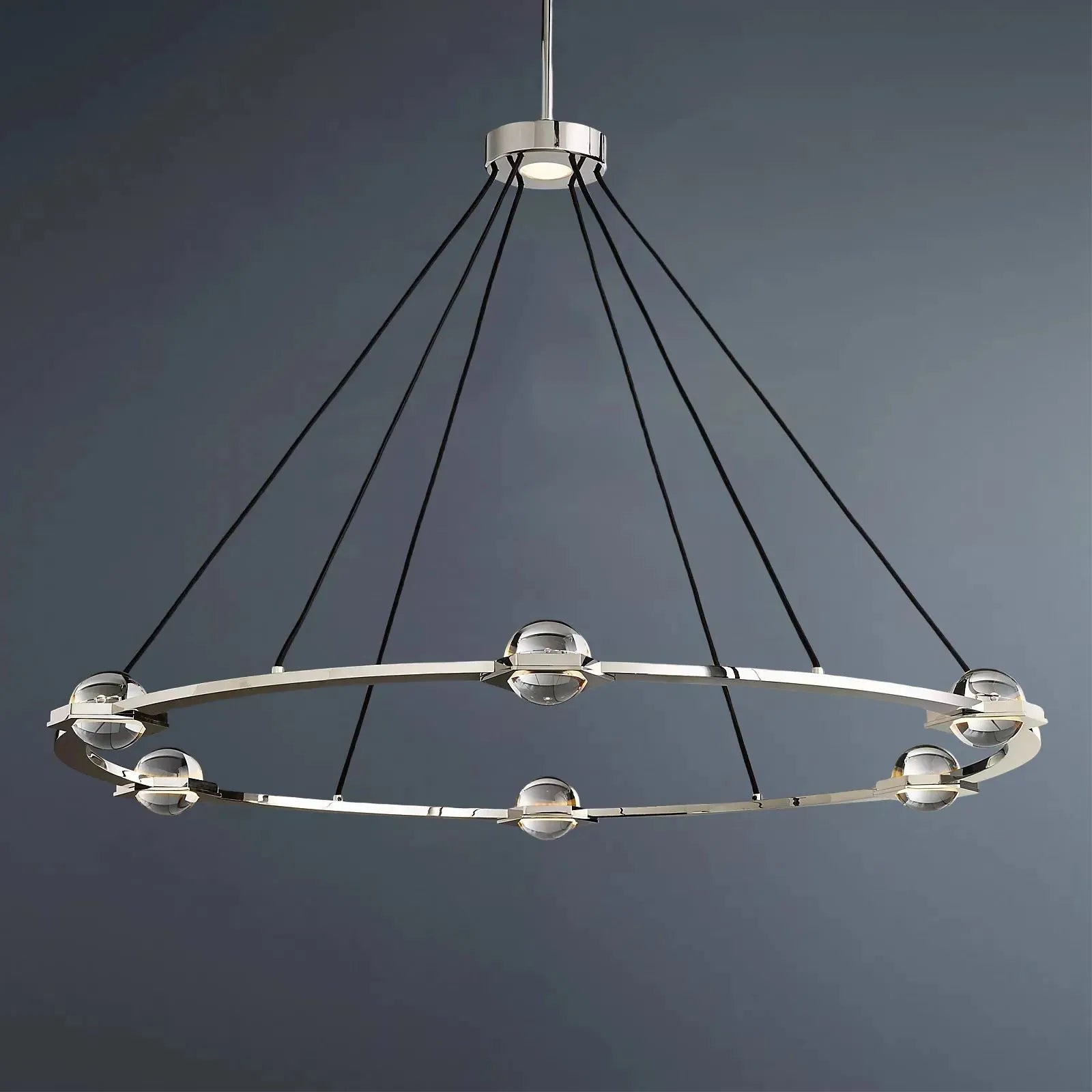 Eclatant Modern Crystal Round Chandelier 48"