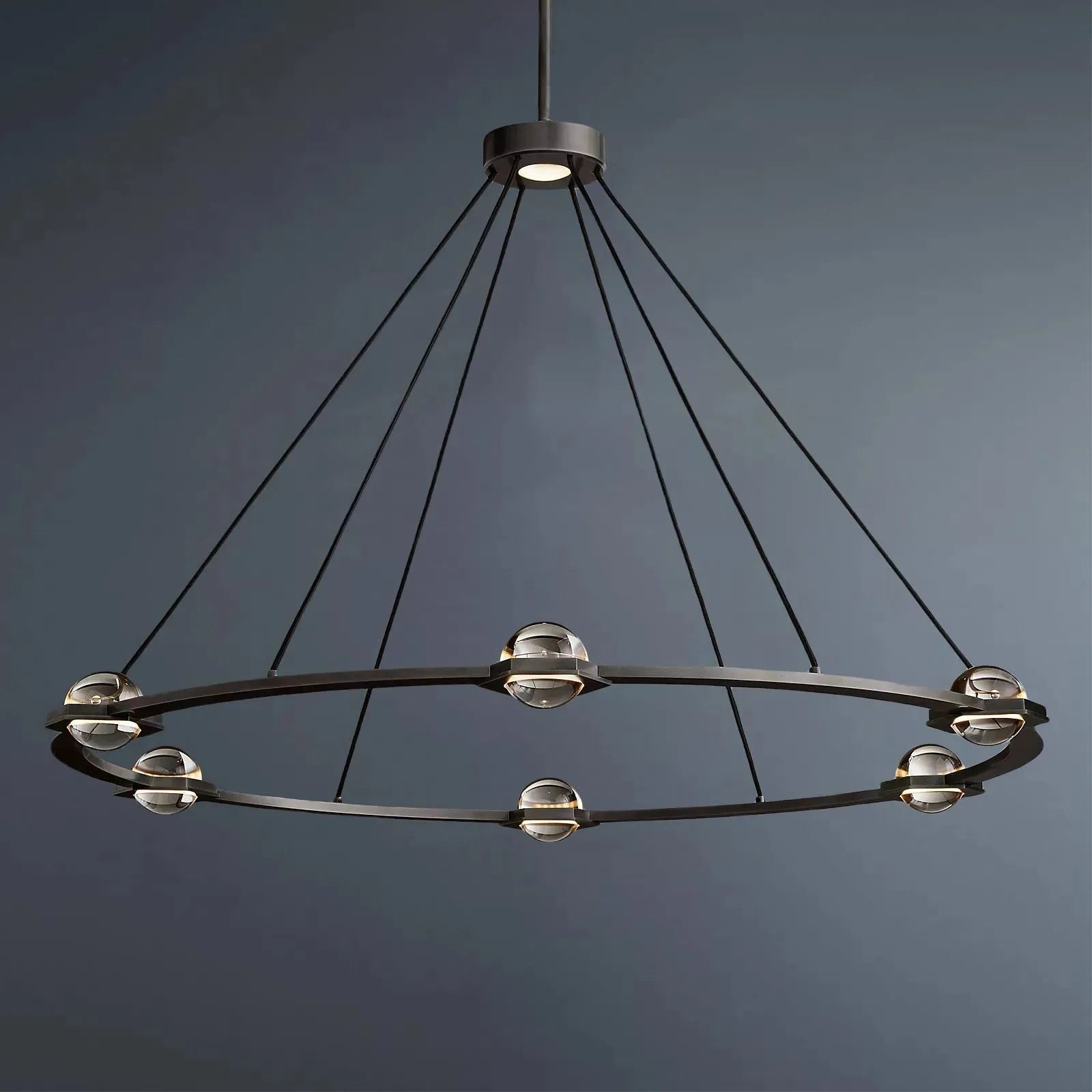 Eclatant Modern Crystal Round Chandelier 48"