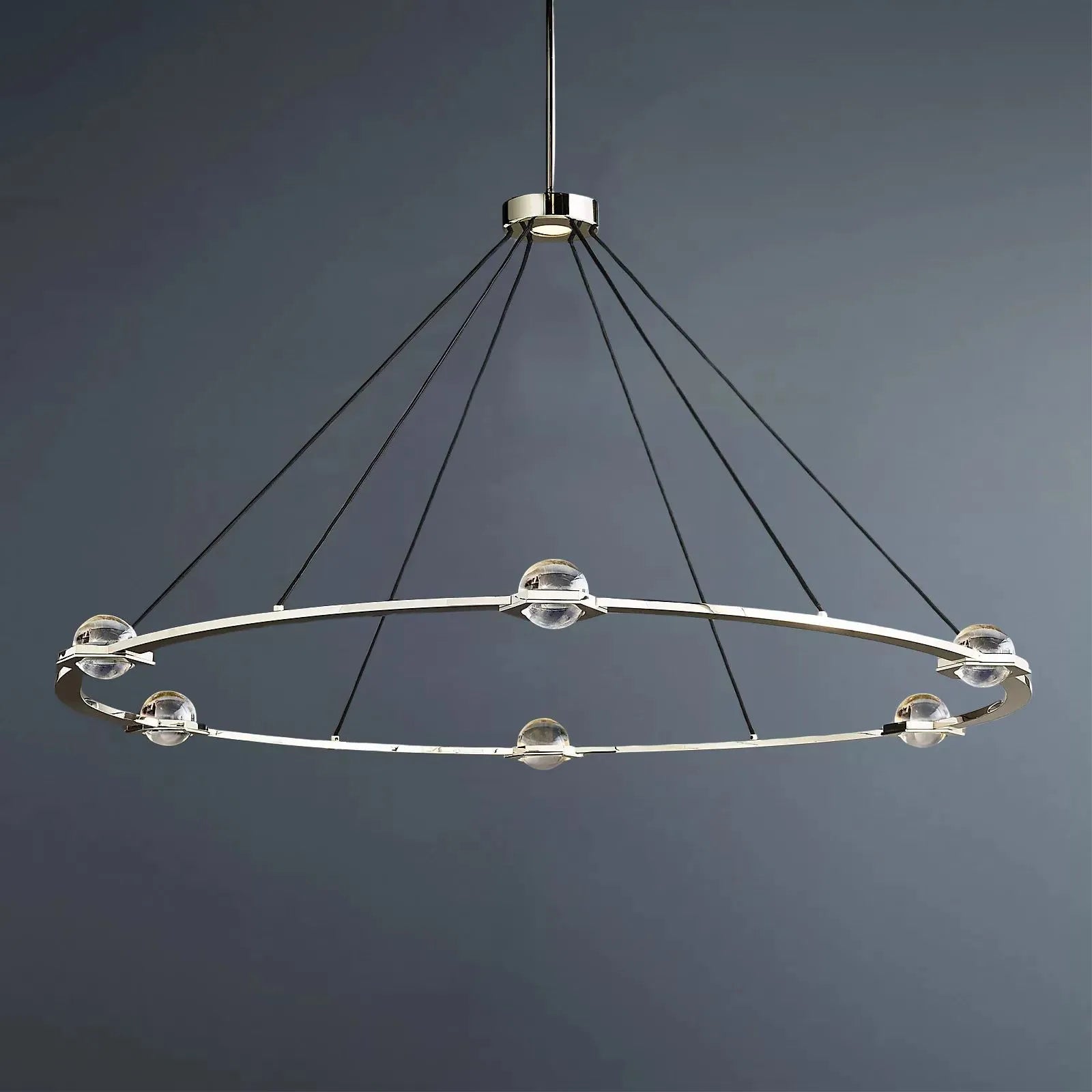 Eclatant Modern Crystal Round Chandelier 60"