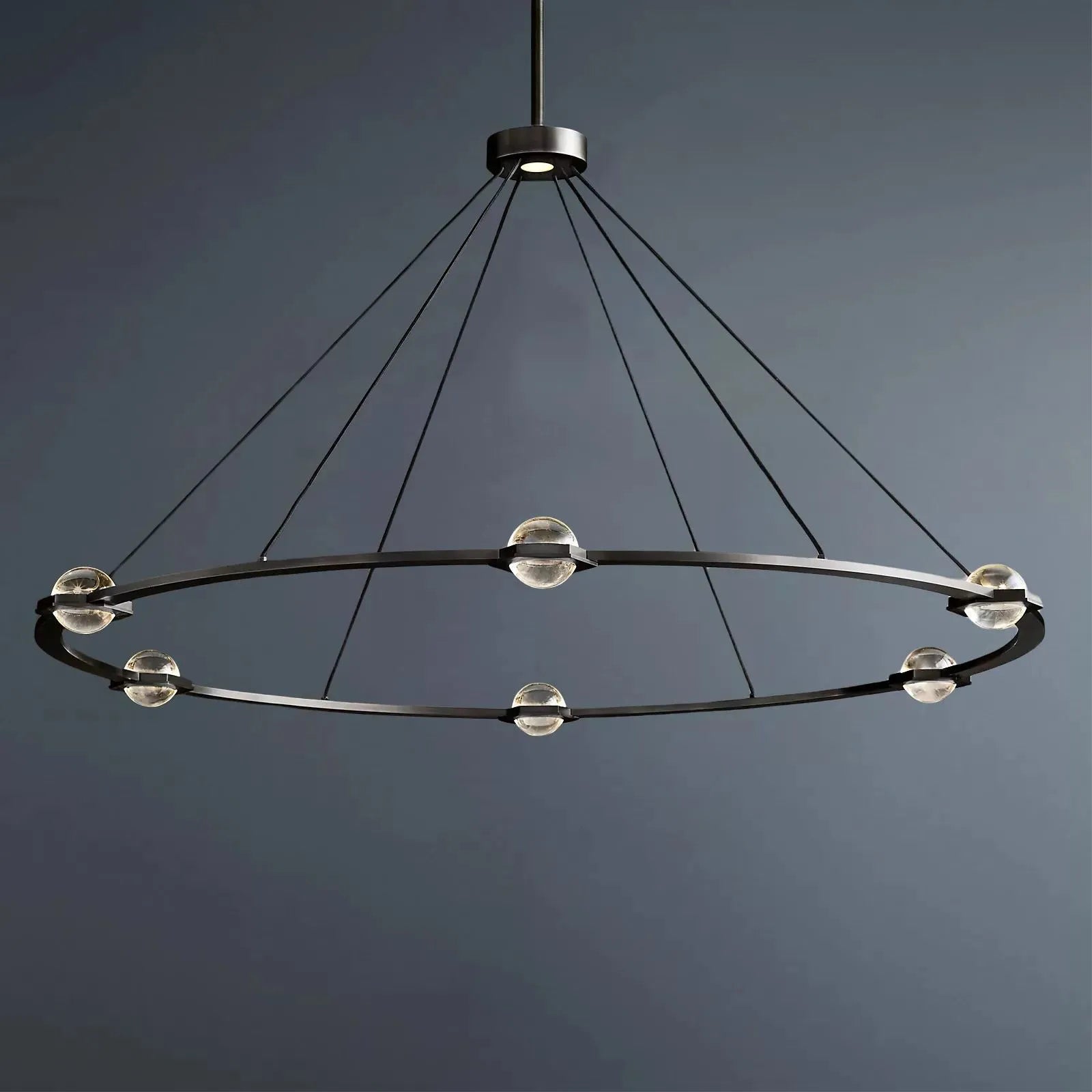 Eclatant Modern Crystal Round Chandelier 60"