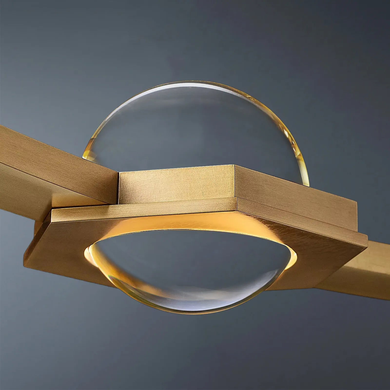 Eclatant Modern Two-Tier Round Chandelier 48"