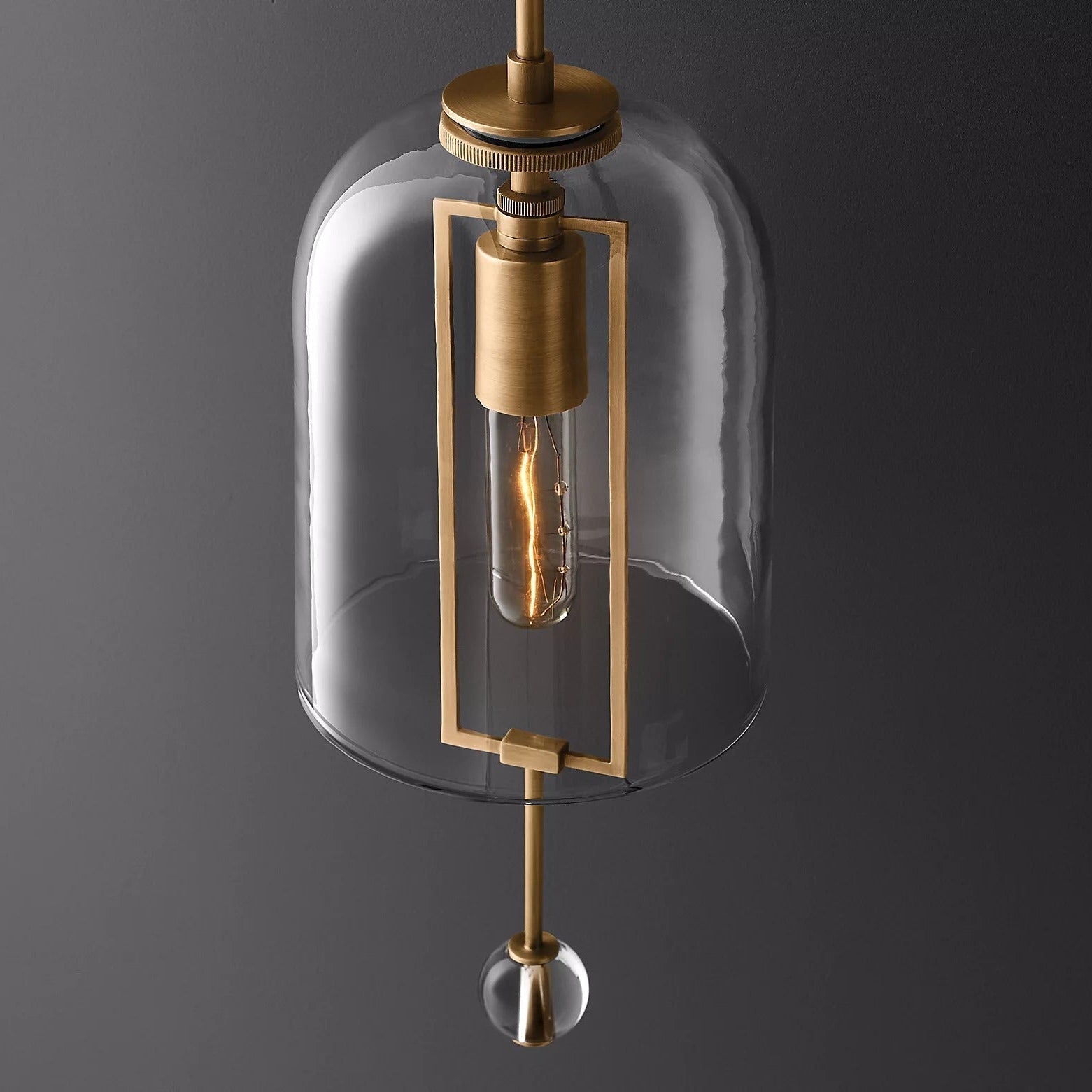 Fulcrums Modern Brass Wall Sconce 24"