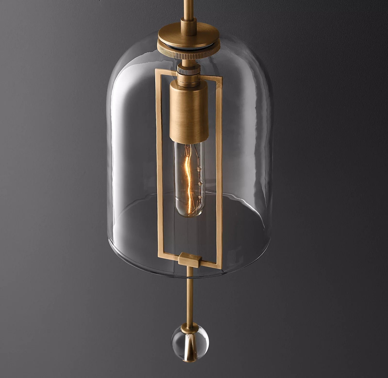 Fulcrums Modern Brass Wall Sconce 24"