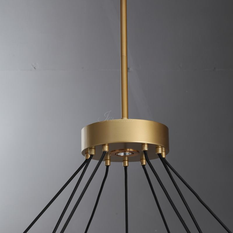 Eclatant Modern Two-Tier Round Chandelier 48"/60"