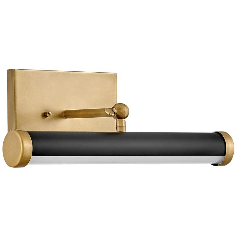 Hinkley Regis Modern Brass Black LED Picture Light 14"