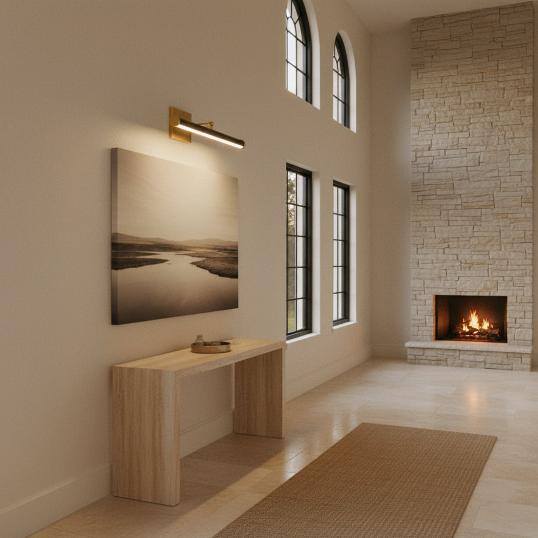 Hinkley Regis Modern Brass LED Wall Picture Light 24 1/2"