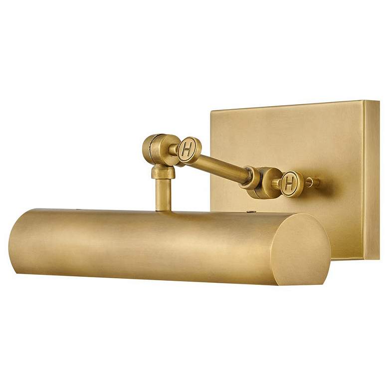 Hinkley Stokes Modern Brass Plug-In Accent Light Picture Light 12"