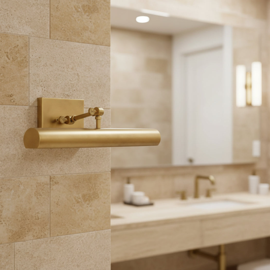 Hinkley Stokes Modern Brass Adjustable Picture Light 20"