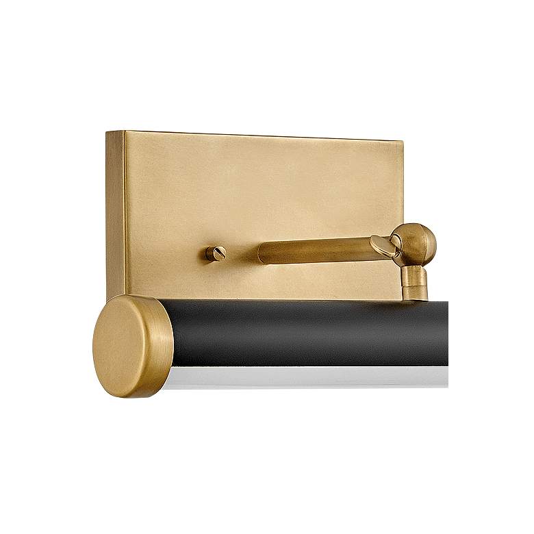 Hinkley Regis Modern Brass Black LED Picture Light 14"