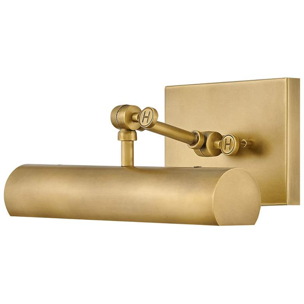 Hinkley Stokes Modern Brass Plug-In Accent Light Picture Light 12"