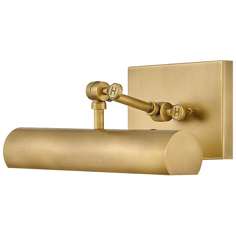 Hinkley Stokes Modern Brass Plug-In Accent Light Picture Light 12"