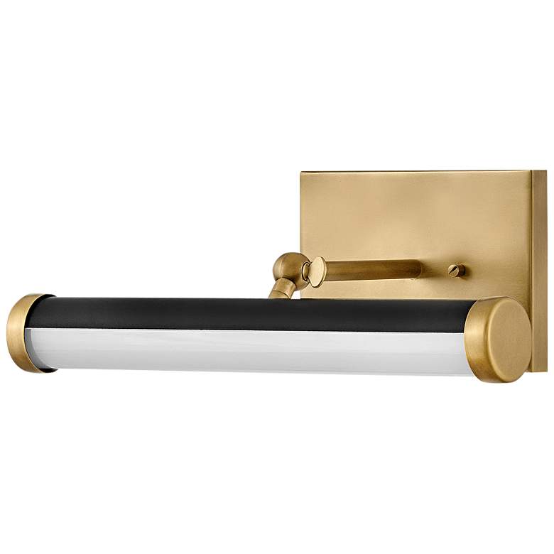Hinkley Regis Modern Brass Black LED Picture Light 14"