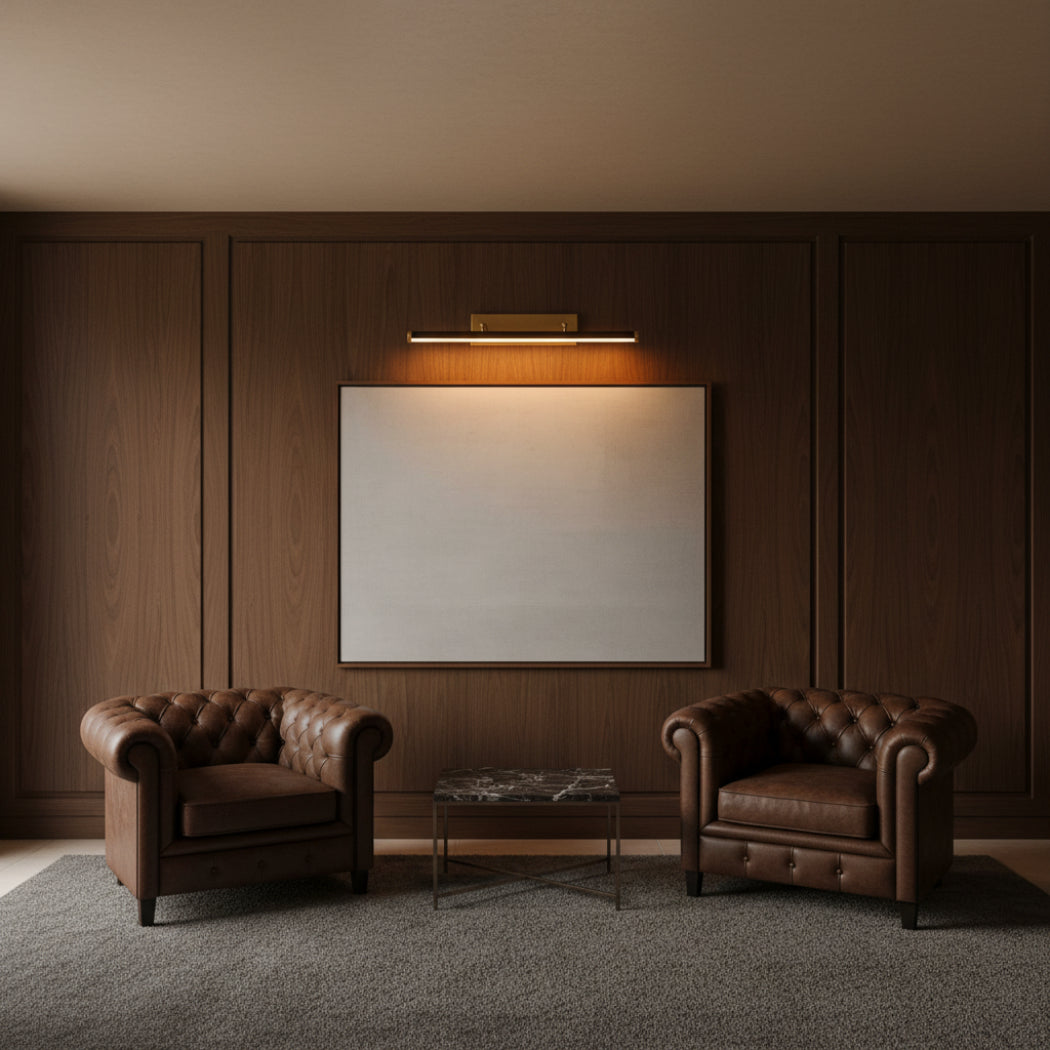 Hinkley Regis Modern Brass LED Accent Wall Light  32 1/2"