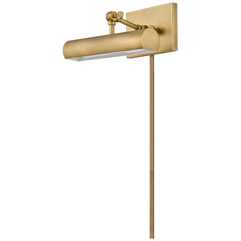Hinkley Stokes Modern Brass Plug-In Accent Light Picture Light 12"