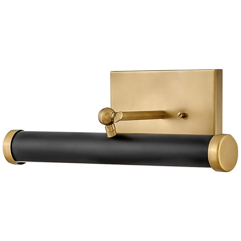 Hinkley Regis Modern Brass Black LED Picture Light 14"