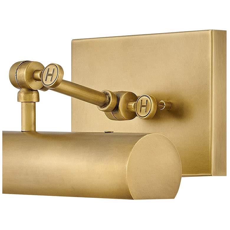 Hinkley Stokes Modern Brass Plug-In Accent Light Picture Light 12"