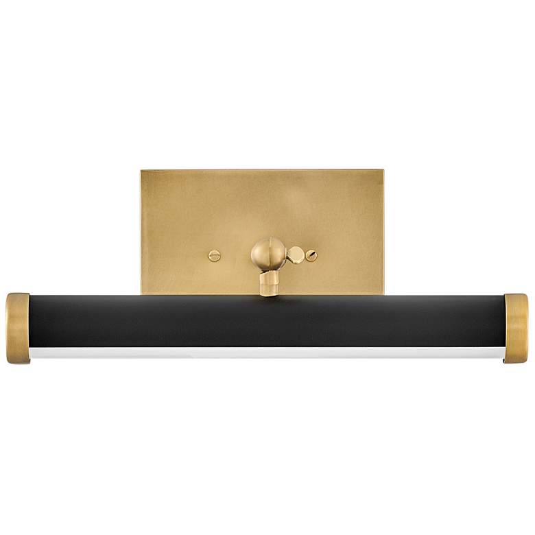 Hinkley Regis Modern Brass Black LED Picture Light 14"