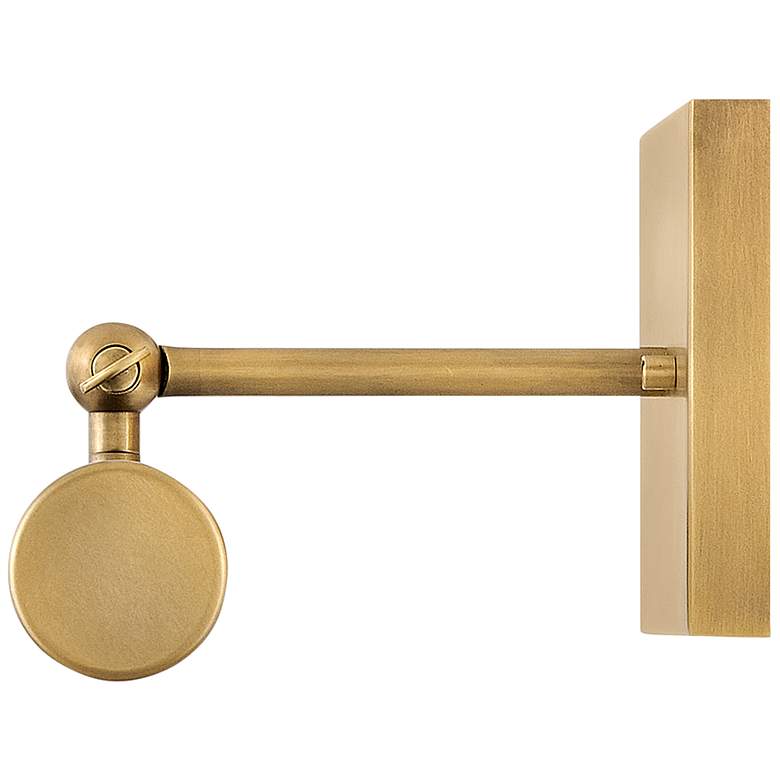 Hinkley Regis Modern Brass Black LED Picture Light 14"