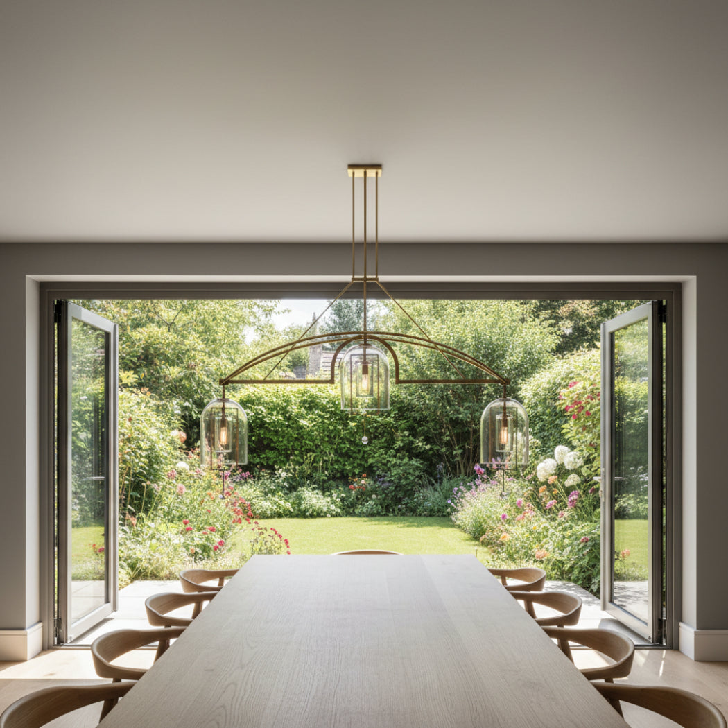 Fulcrum Linear Chandelier 85" 3-Lights