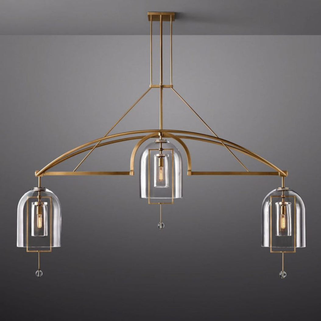 Fulcrum Linear Chandelier 85" 3-Lights