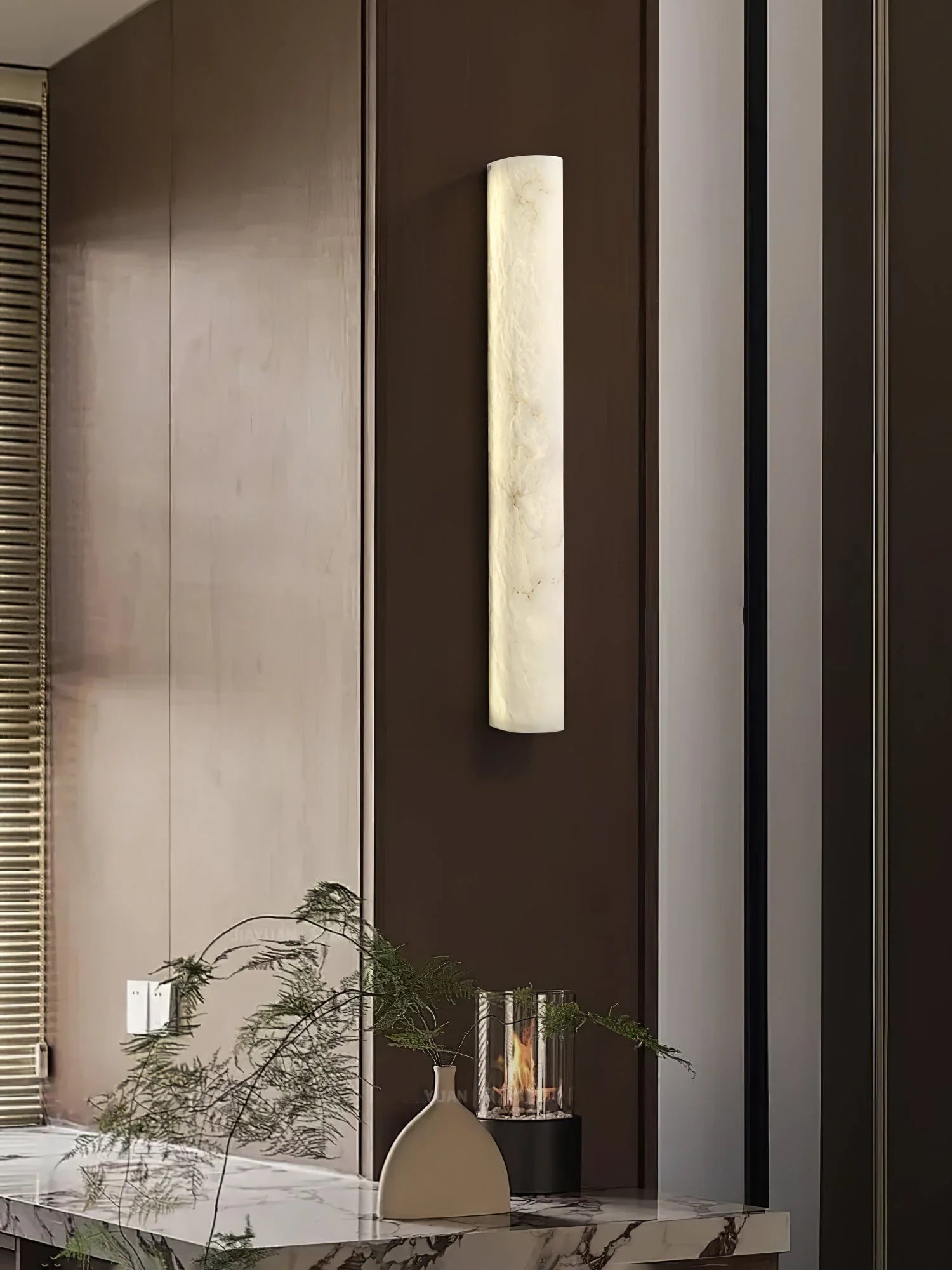 Modern Luminara Alabaster Wall Sconce