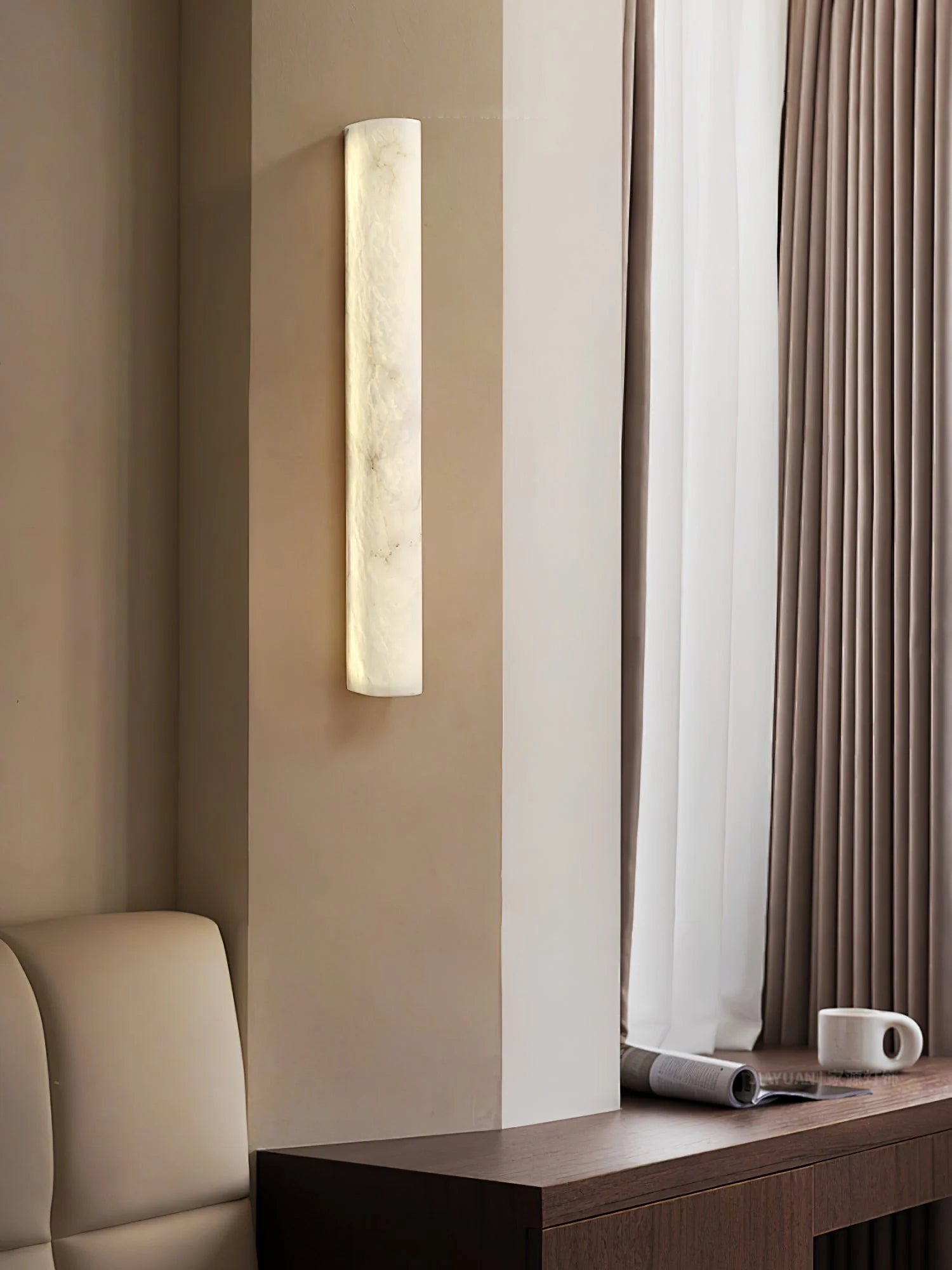 Modern Luminara Alabaster Wall Sconce