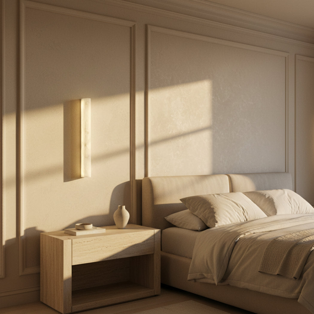 Modern Luminara Alabaster Wall Sconce