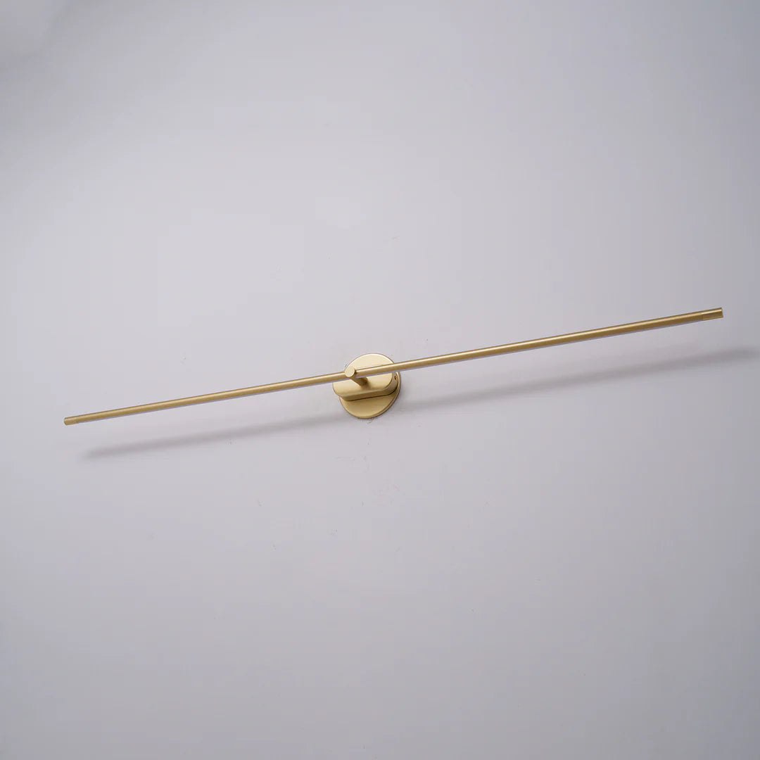 Modern Minimalist Linear Brass Wall Lamp