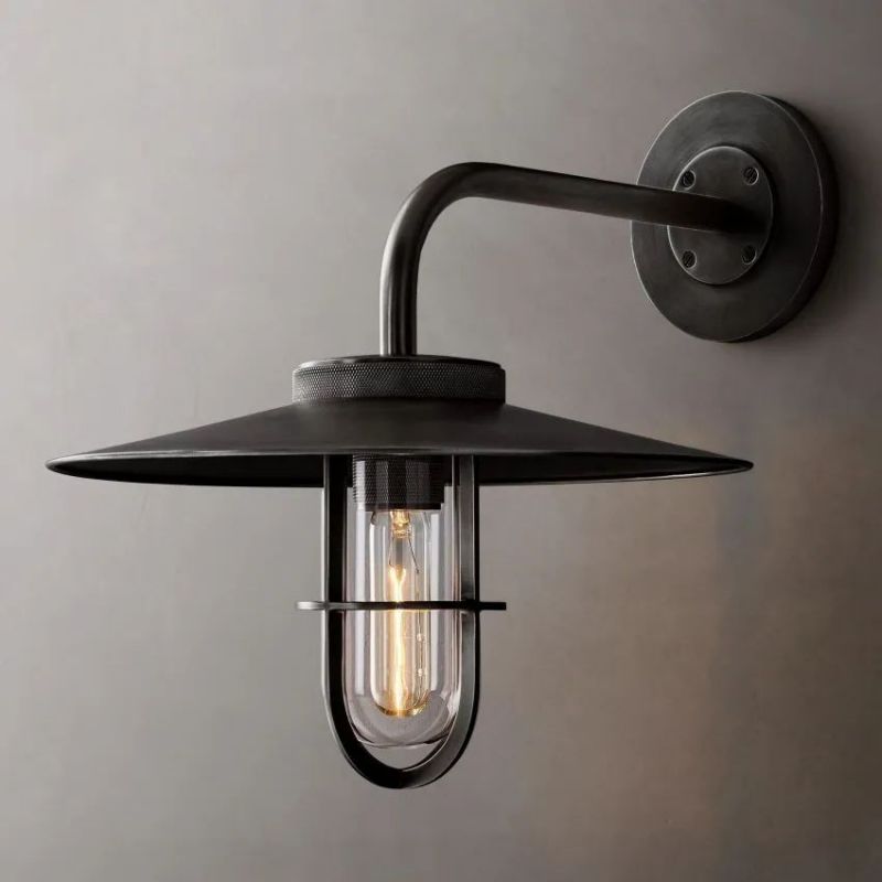 Machinist Modern Barn Outdoor Wall Sconce