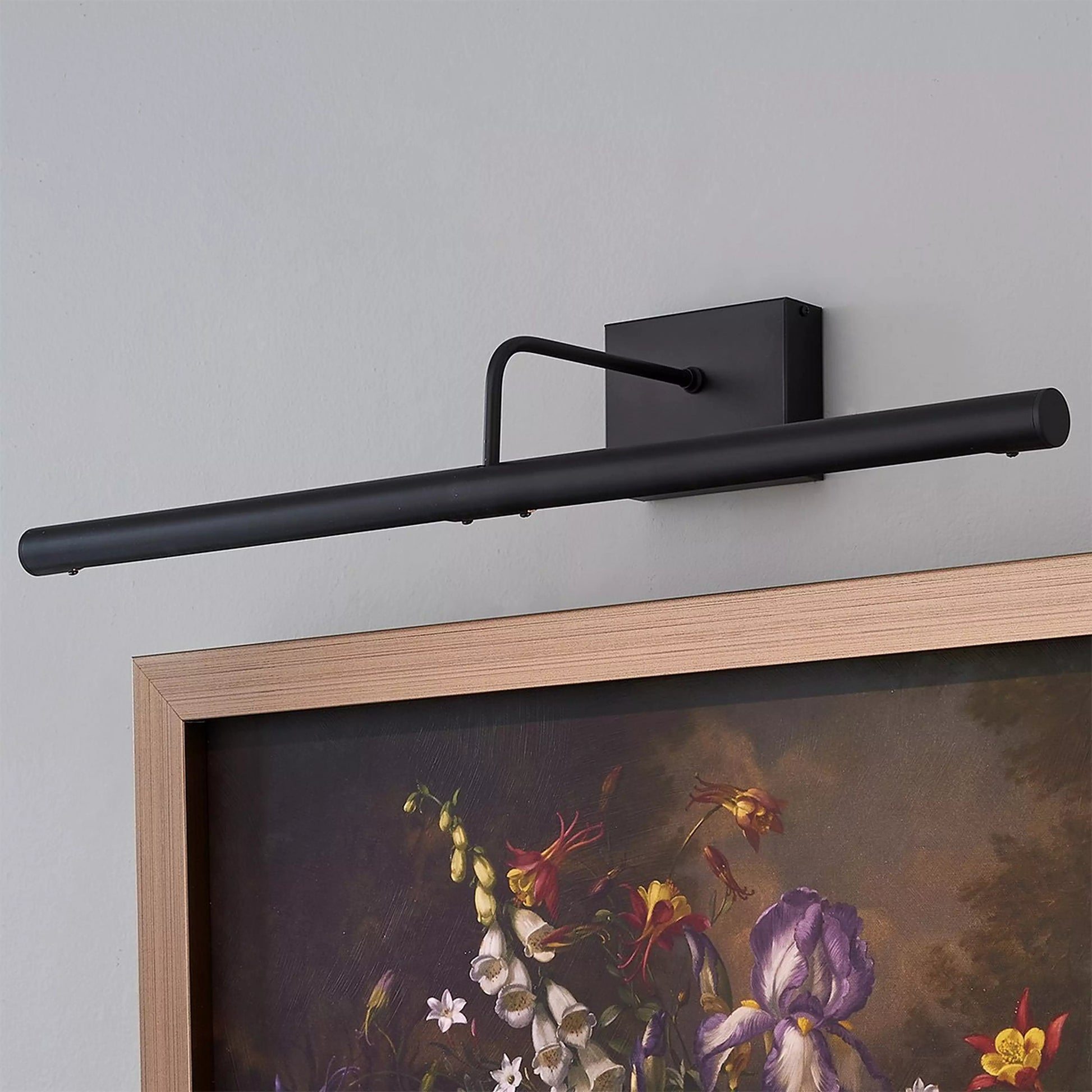 Battery Modern Brass LED Cordless Slimline Picture Light 24"