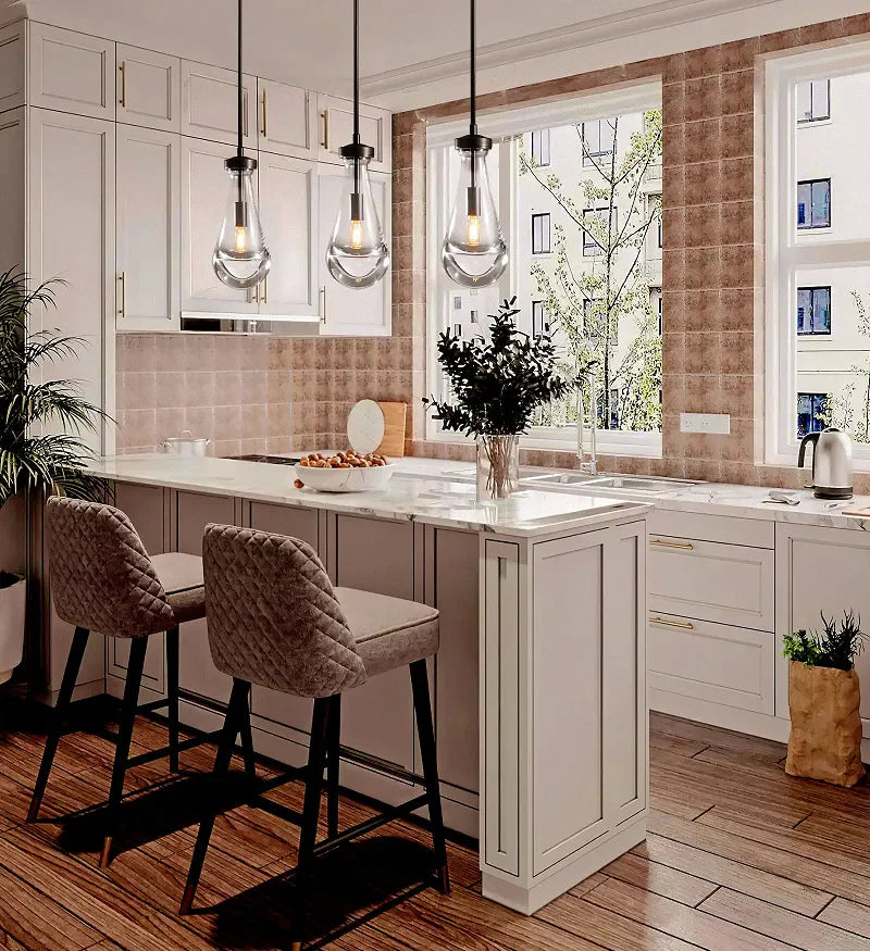 Rainlume Glass Pendant Light (Rod)