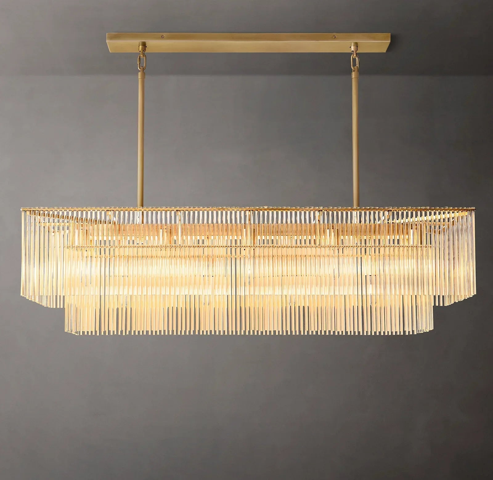 Amadeo Modern Rectangular Chandelier 54''