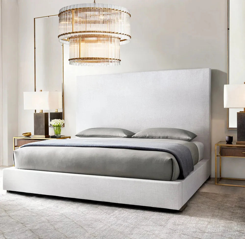 San Marco Modern Glass 2-Tier Round Chandelier 22"