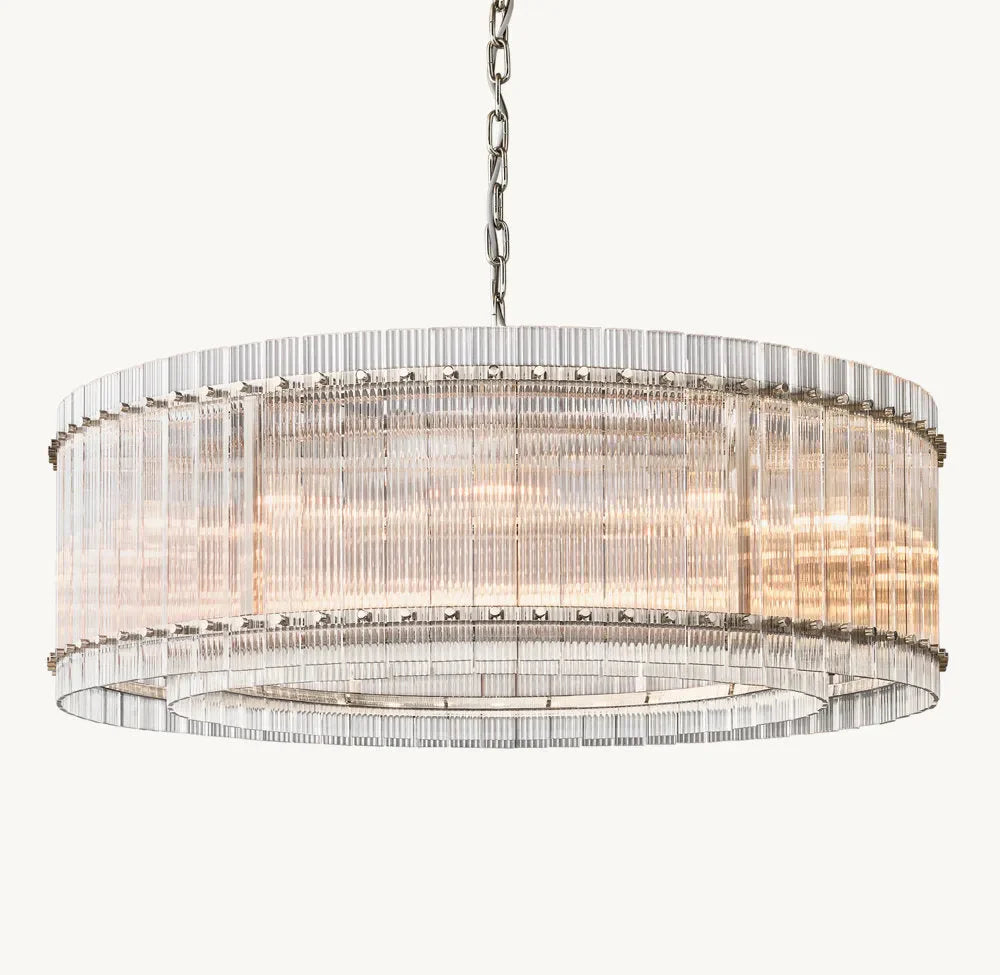 San Marco Modern Glass Round Chandelier 48"