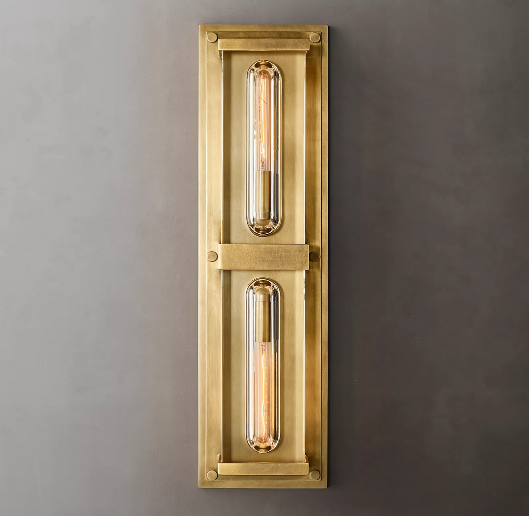Saviles Modern Rectangular Linear Wall Sconces