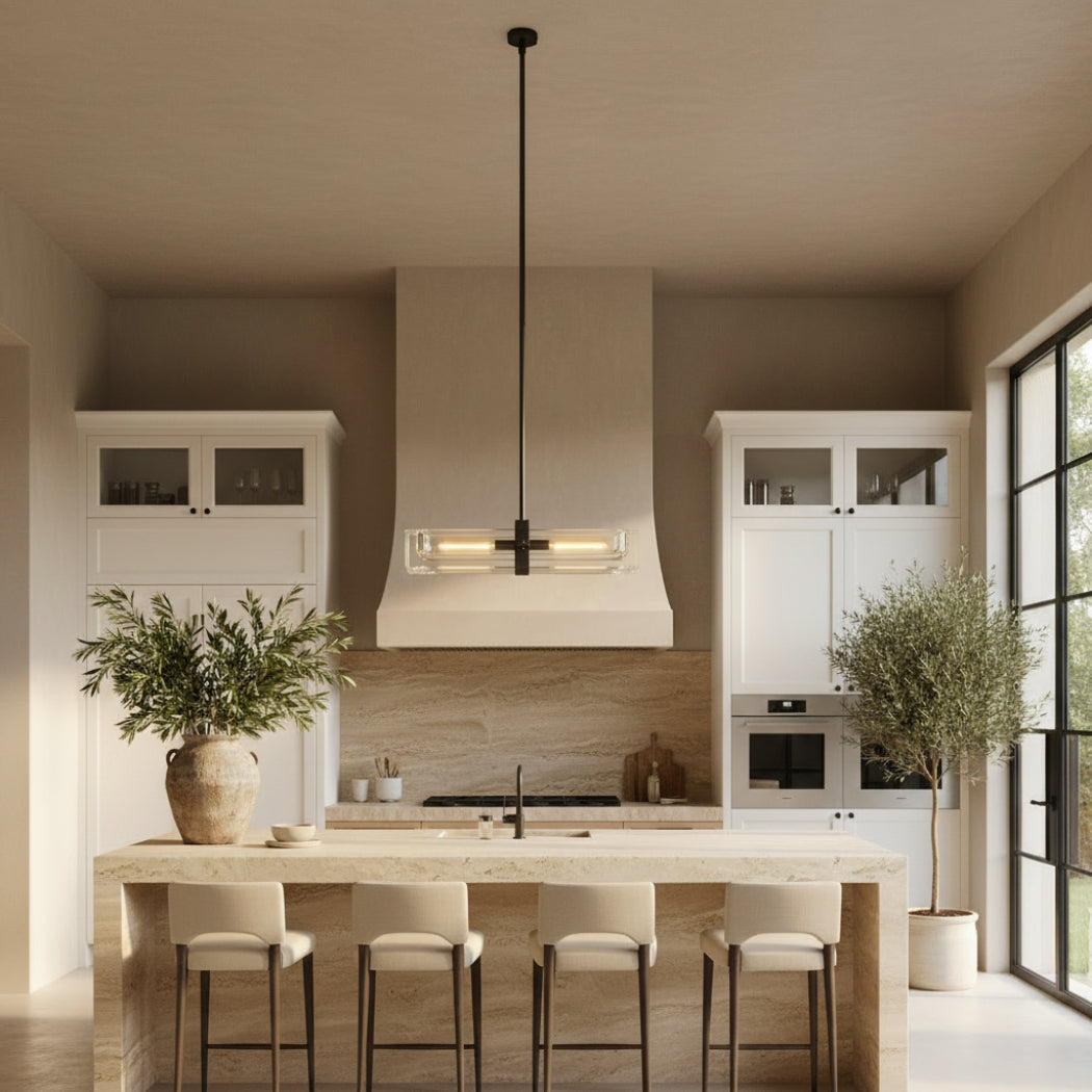 Saviles Modern Linear Chandelier 24"