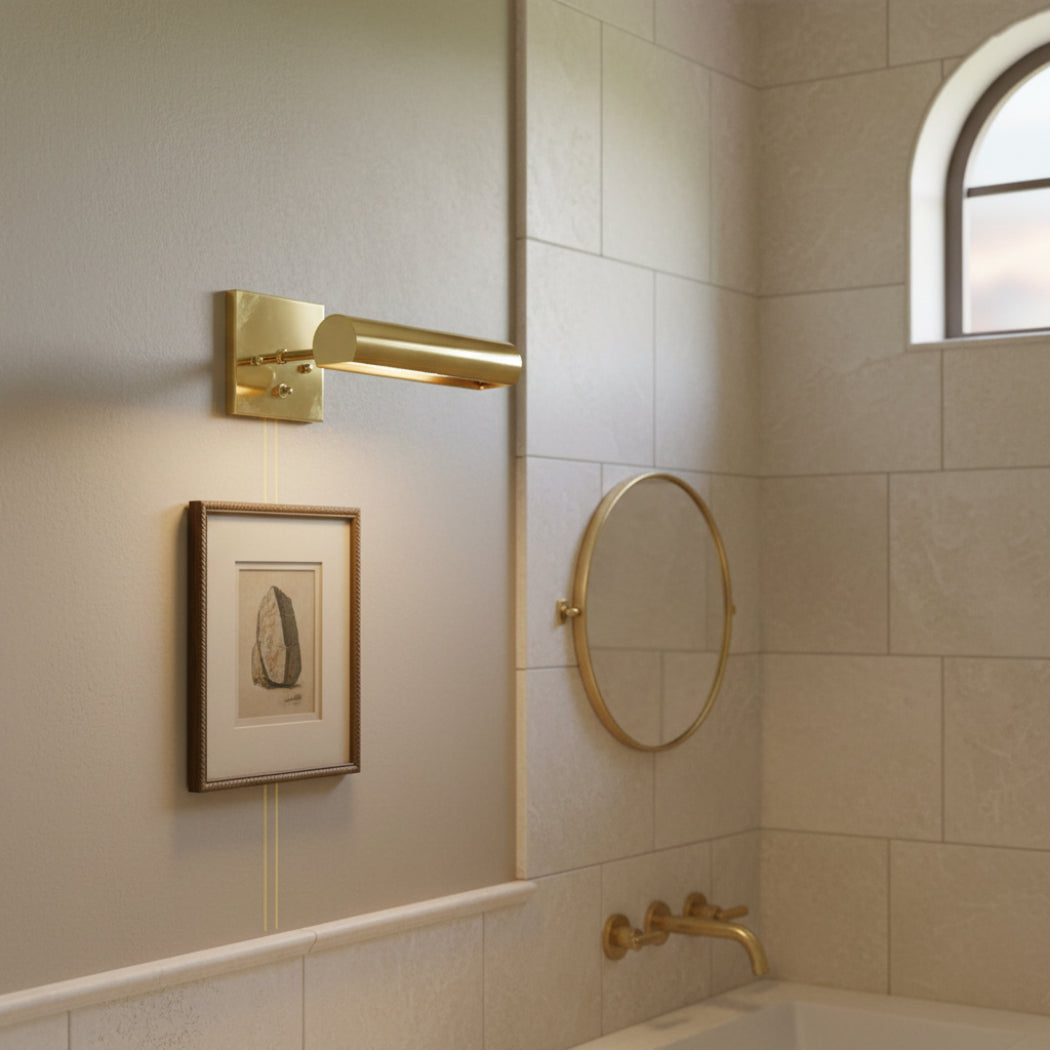 Incandescence Modern Brass Picture Light 9“