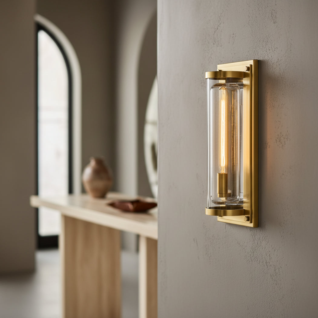 Saviles Modern Grand Round Sconce H20"