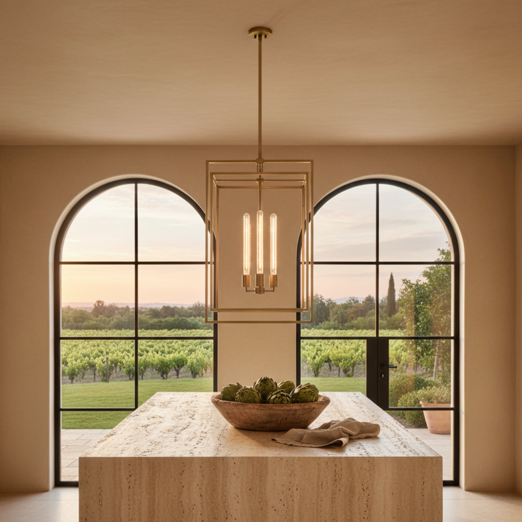 Beckmans Modern Lantern Pendant H34"
