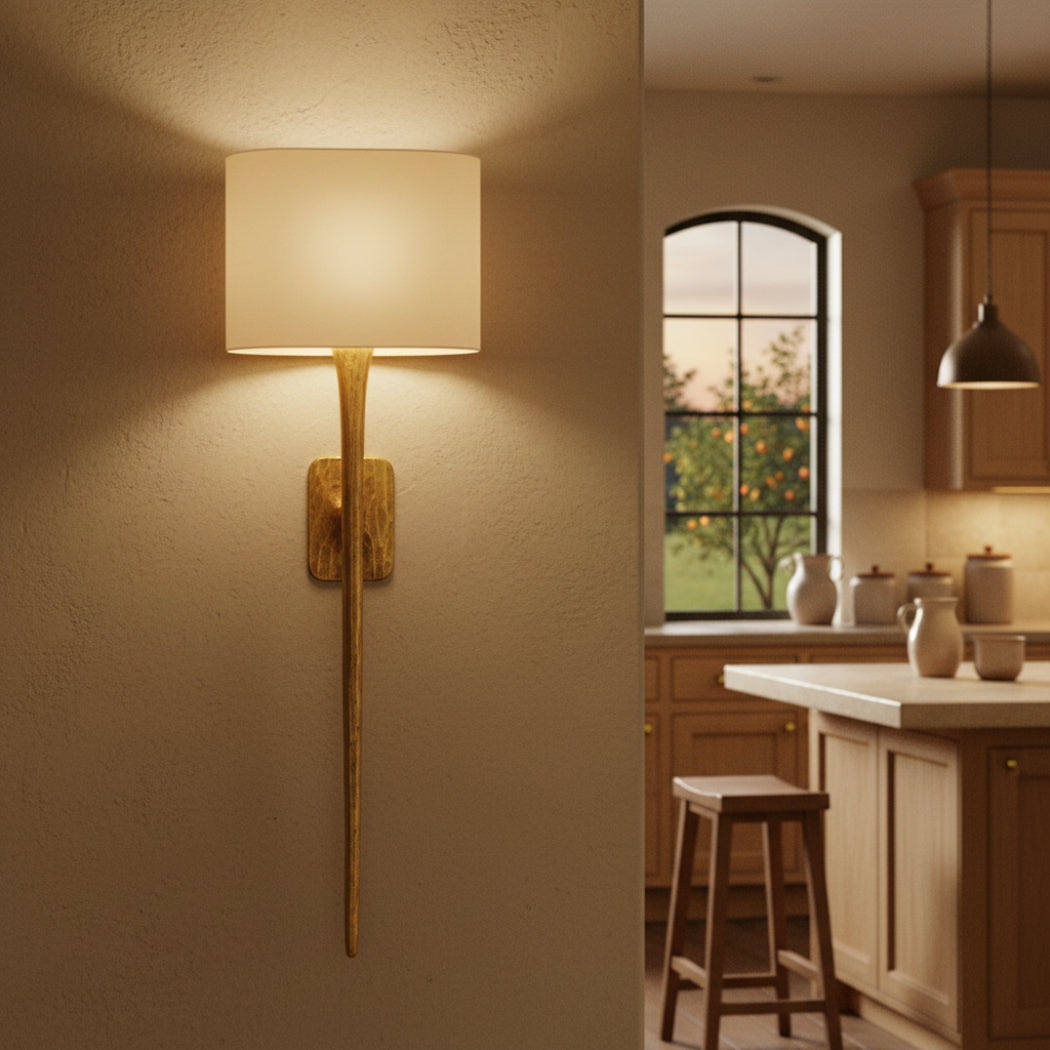 Thaddeus Modern Grand Shaded Sconce