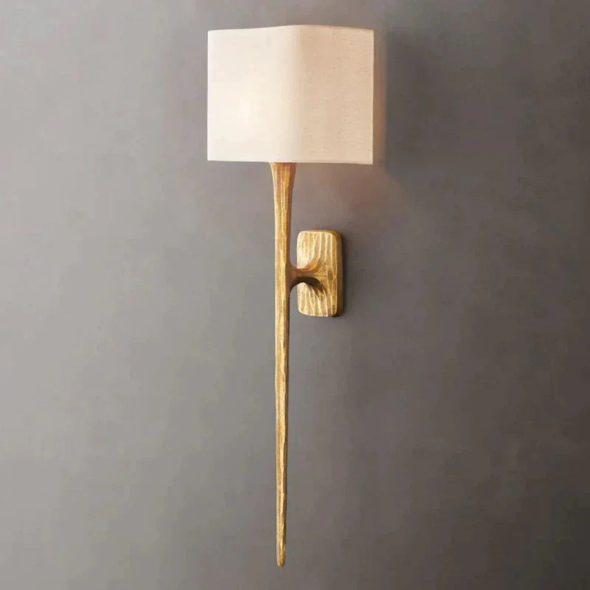Thaddeus Modern Forged Shaded Wall Sconce