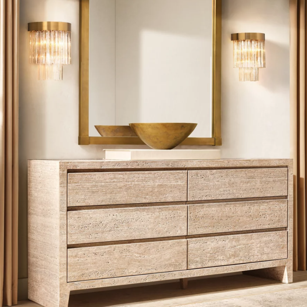 Caesar Modern Glass Tube Wall Sconce
