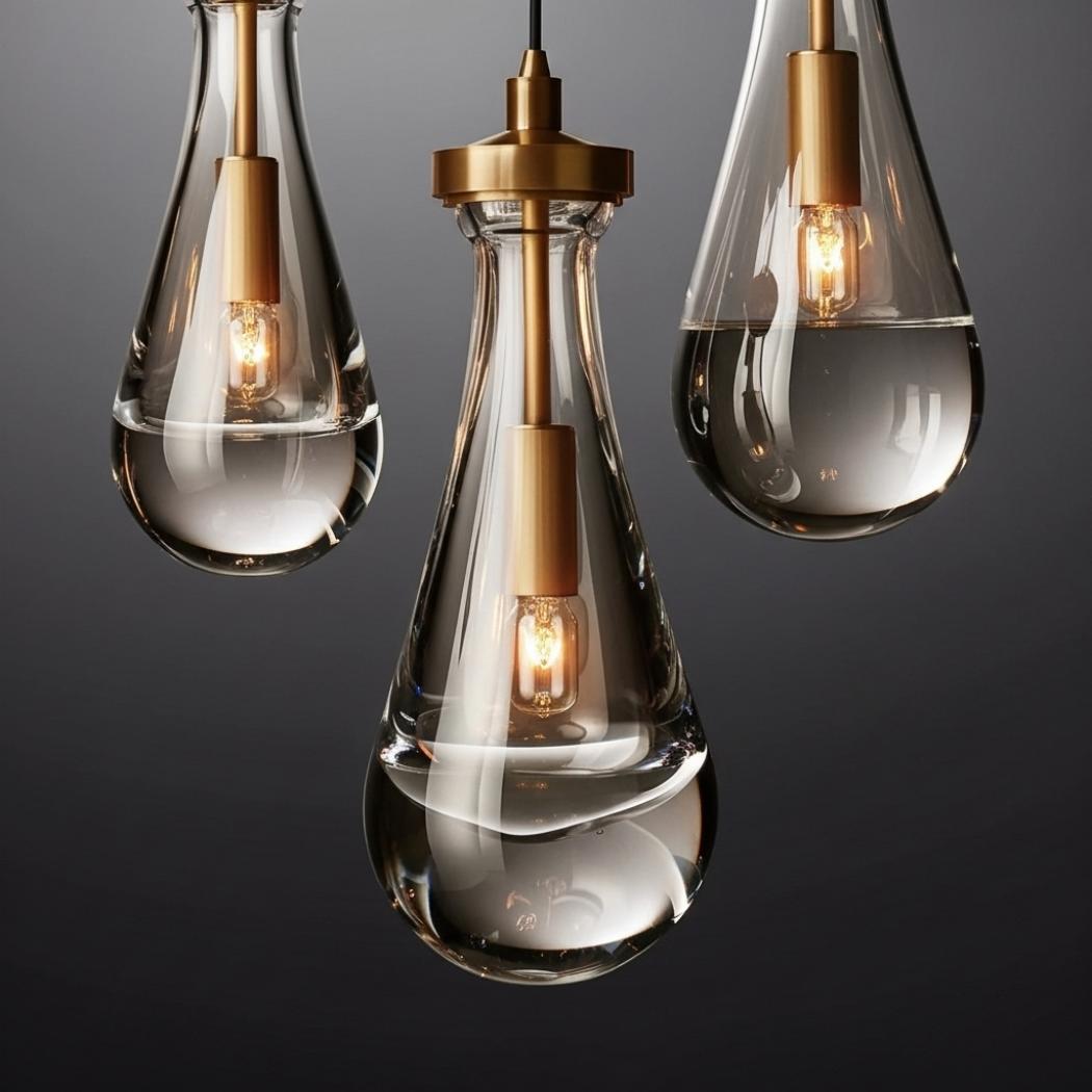 Modern Raindrop Chandelier