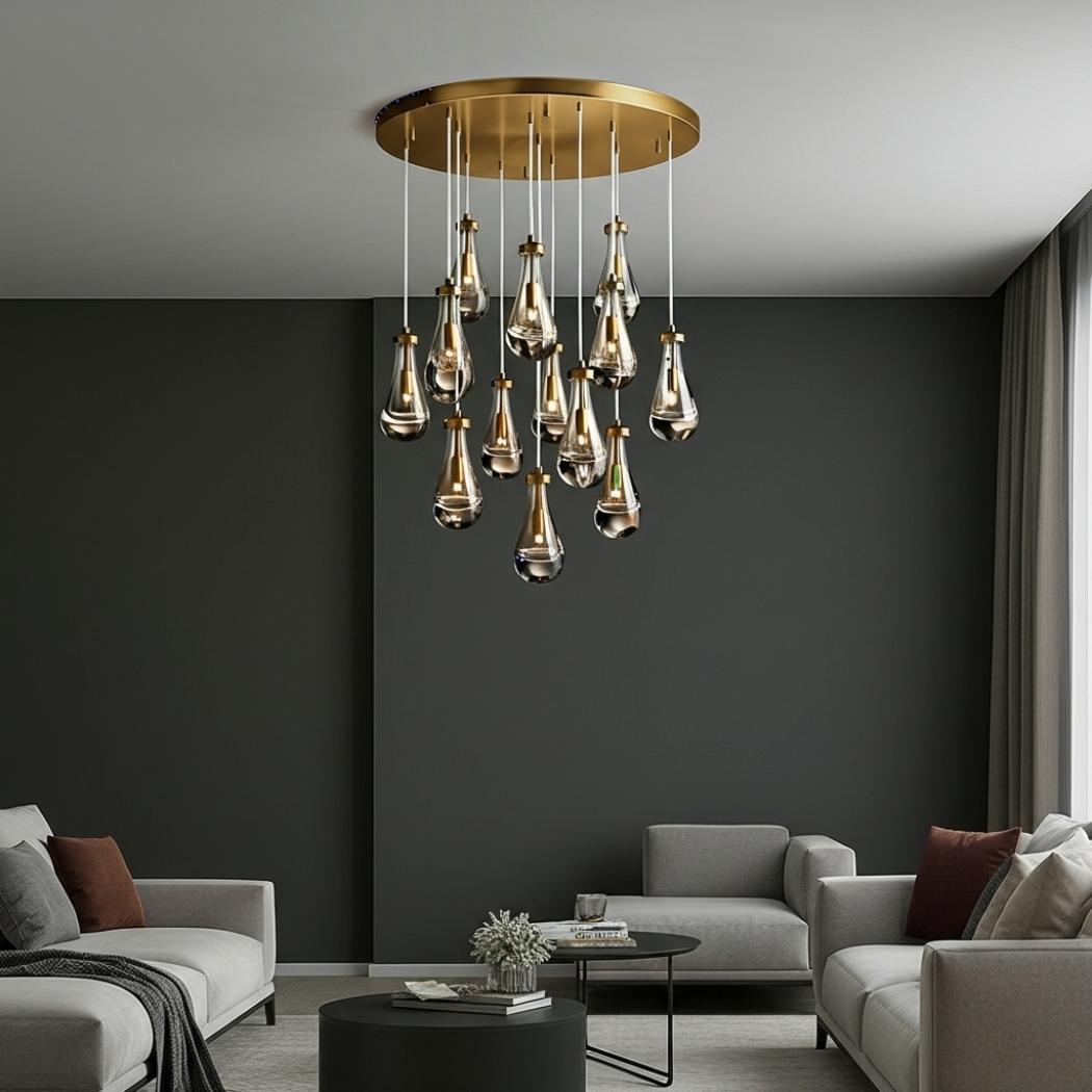 Modern Raindrop Chandelier