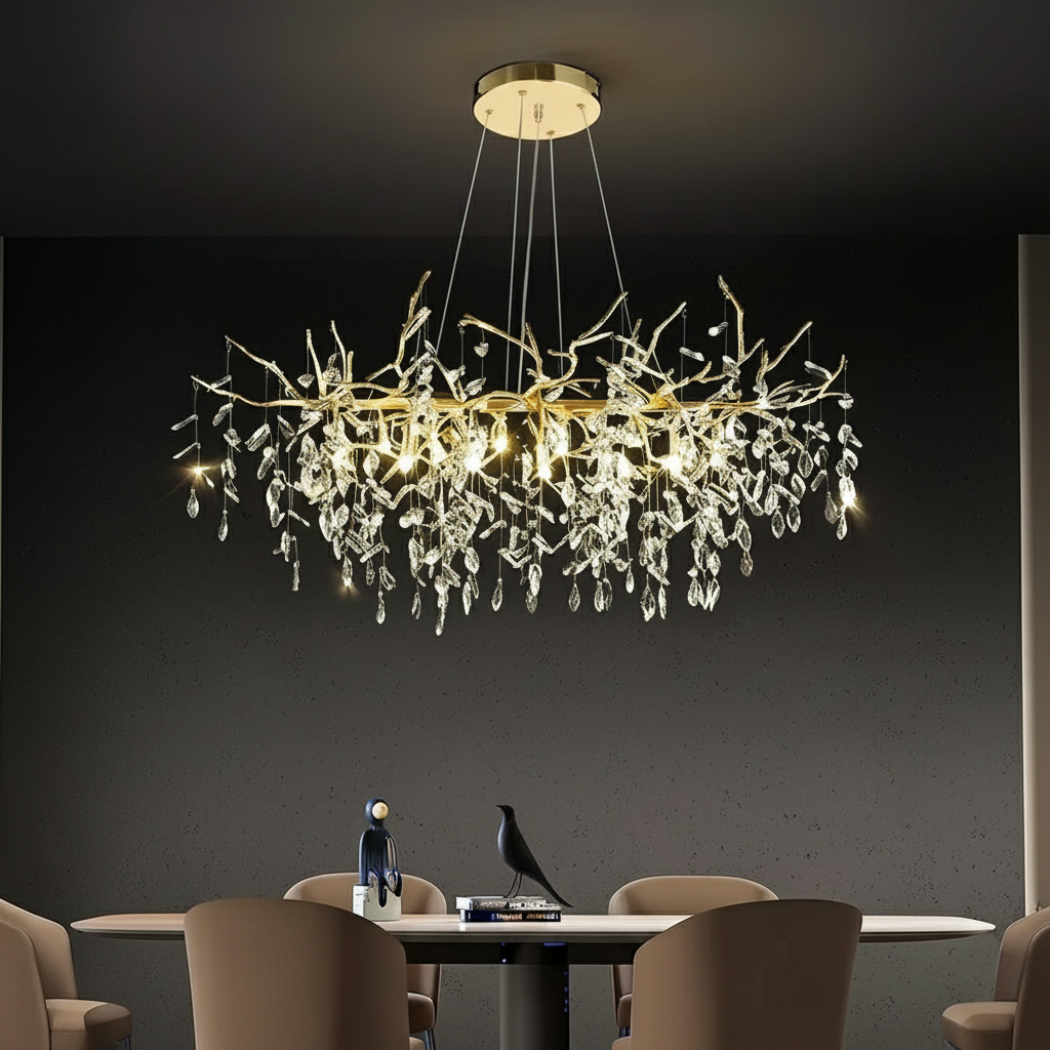 Creative crystal chandelier