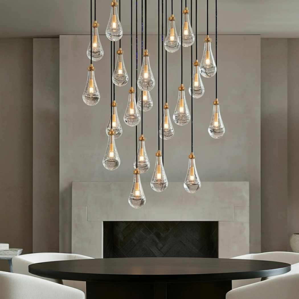 Modern Raindrop Chandelier