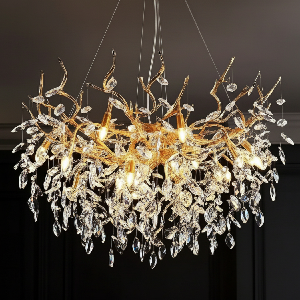 Creative crystal chandelier